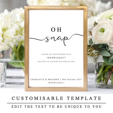 Templates For Wedding Signs